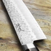Hokiyama Murakumo AUS-8 Brown Nóż Santoku 18 cm