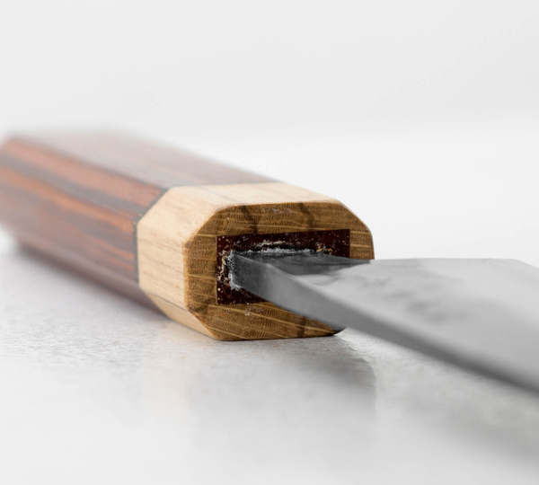 Kajiwara Damascus Aogami #2 Nóż uniwersalny 12 cm