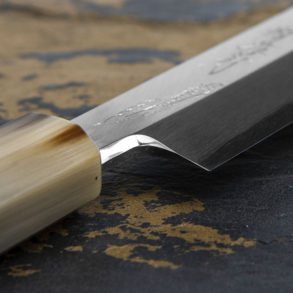 Sakai Takayuki Gallery Gin-3 Ebony/White Horn Nóż Yanagiba 27 cm