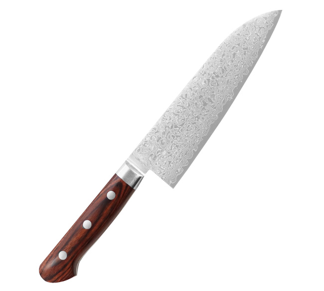 Tsunehisa ZA18 Damascus Nóż Santoku 17 cm