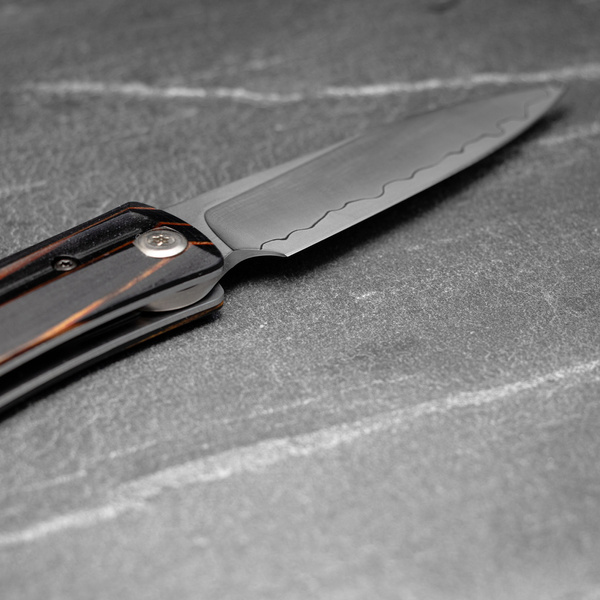 Nóż składany Mcusta Friction Folder Czarno-żółty VG-10 7,5 cm