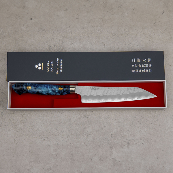 Nigara Hamono SG2 Limited Sky Nóż Kiritsuke 15 cm