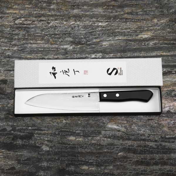 Katsuto Tanaka Aogami#2/SS Nóż Santoku 15,5 cm