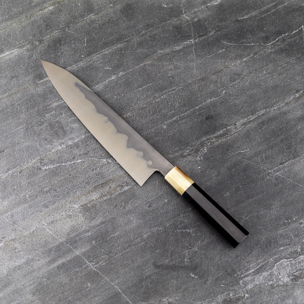 Hashimoto Shoichi Omodaka Honyaki  Shirogmai#1 Nóż Szefa kuchni 24 cm