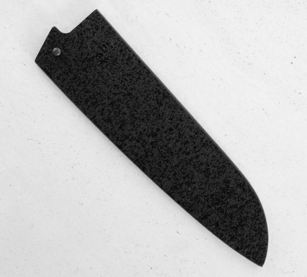 Mcusta Saya Black na nóż Santoku 18 cm
