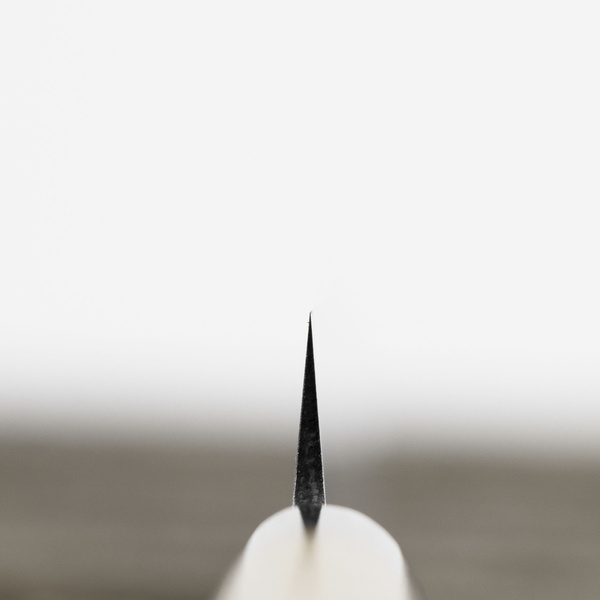 Hideo Kitaoka Aogami#2 Satin Damascus Nóż Yanagiba 24 cm
