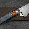 Shigeki Tanaka VG-10 Damascus Blue Nóż Santoku 16,5 cm