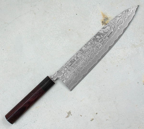 Shiro Kamo SG2 Damascus Nóż Szefa kuchni 24 cm