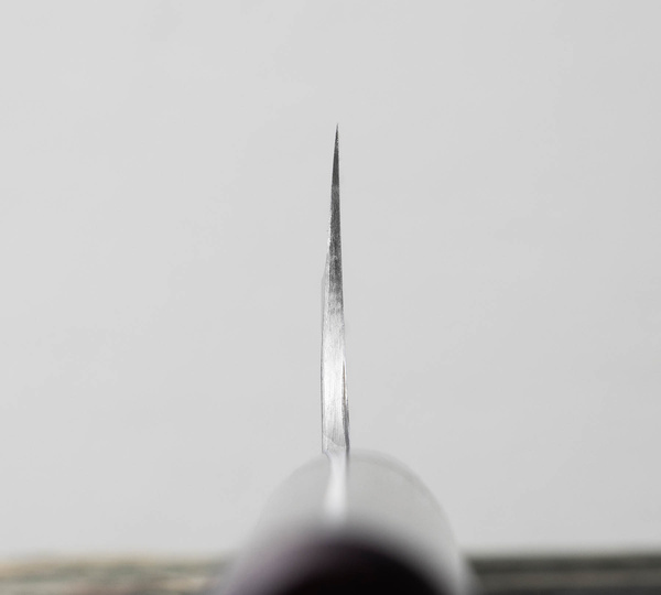 Hideo Kitaoka Shirogami#2 Satin Damascus Nóż Kamagata Usuba 18 cm