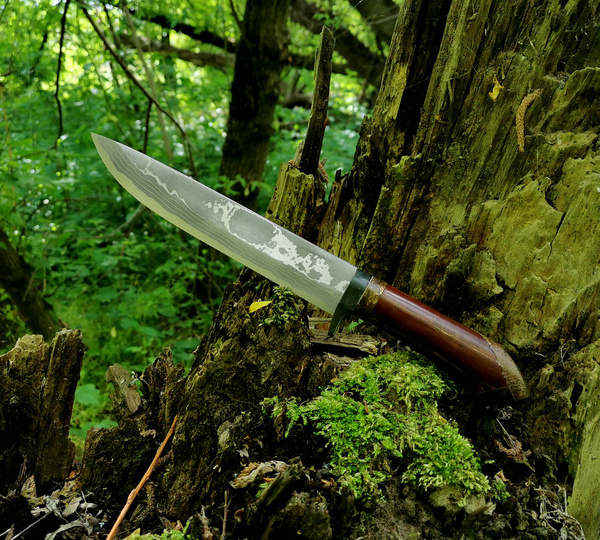 Takeshi Saji Keiryu Shirogami Nóż Outdoor 18 cm