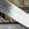 Takeshi Saji Art Fujin Raijin R-2 Nóż Santoku 18 cm + Saya
