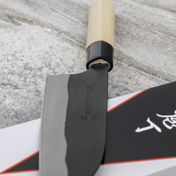 Kajibe Shirogami#2/Iron Nóż Santoku 15 cm