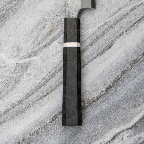 Nigara Hamono Anmon Aogami#2 Nóż Kiritsuke Yanagiba 30 cm