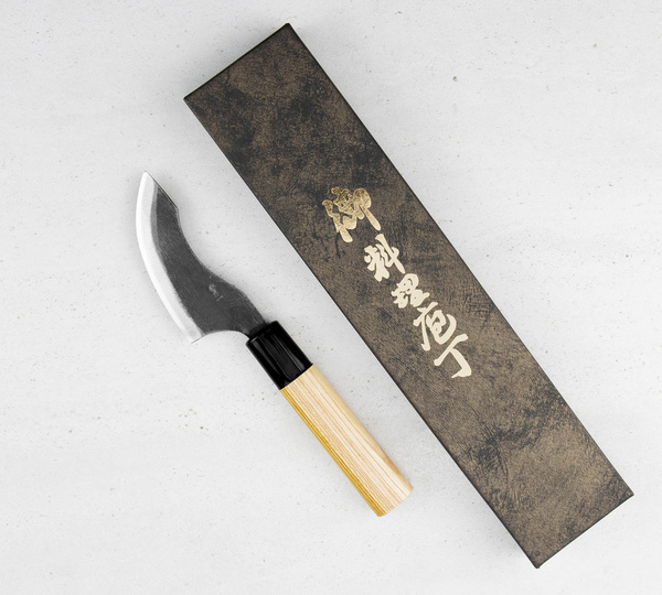 Matoshiku Keyaki Aogami#2 Nóż Kawahagi 9 cm