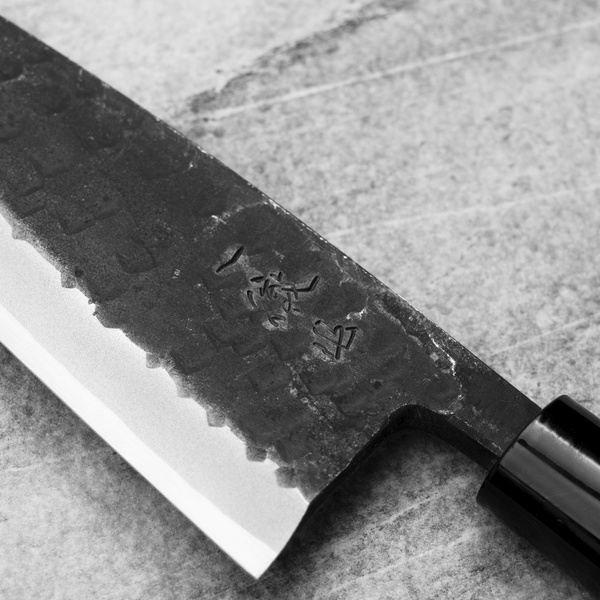 Ittetsu Forge Black Shirogami#2 Nóż Deba 16,5 cm Leworęczny