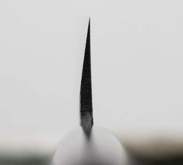 Hideo Kitaoka Shirogami#2 Satin Nóż Kamagata Usuba 12 cm
