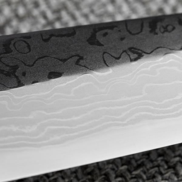 Yauji Aogami#2 Damascus Nóż Yanagiba 24 cm