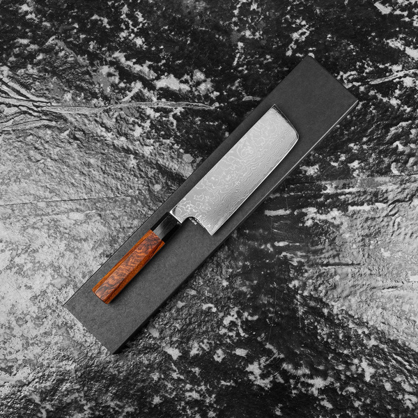 Matsubara STRIX Damascus Nóż Nakiri 16 cm