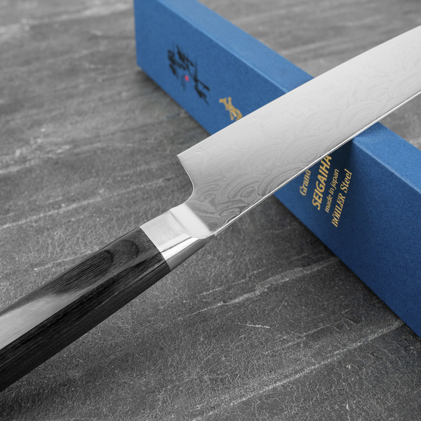 Sakai Takayuki Seigaiha Bohler N685 Damascus Nóż Szefa kuchni 21 cm