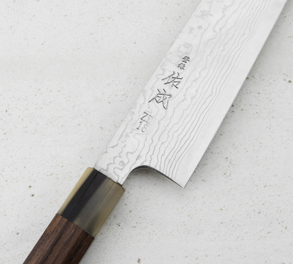 Sukenari ZDP-189 Damascus Nóż Kiritsuke Gyuto 21 cm