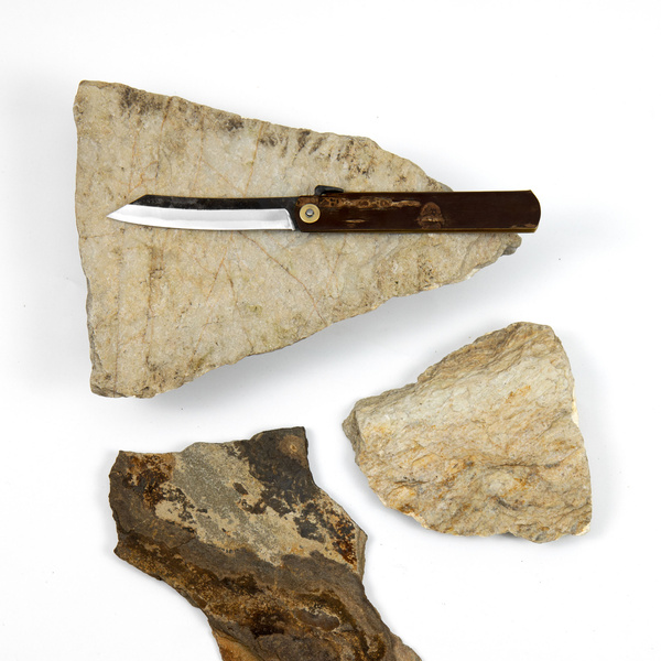 Nóż kieszonkowy Higonokami Kanekoma Kaba Kora Wiśni Aogami#2 9,5 cm