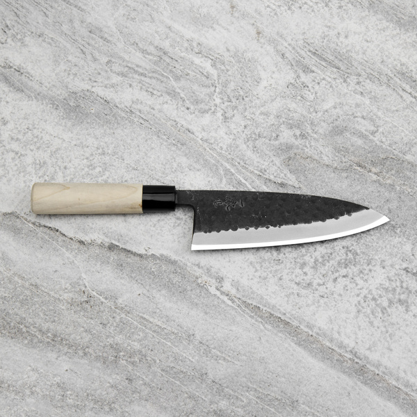 Ittetsu Forge Black Shirogami#2 Nóż Deba 16,5 cm