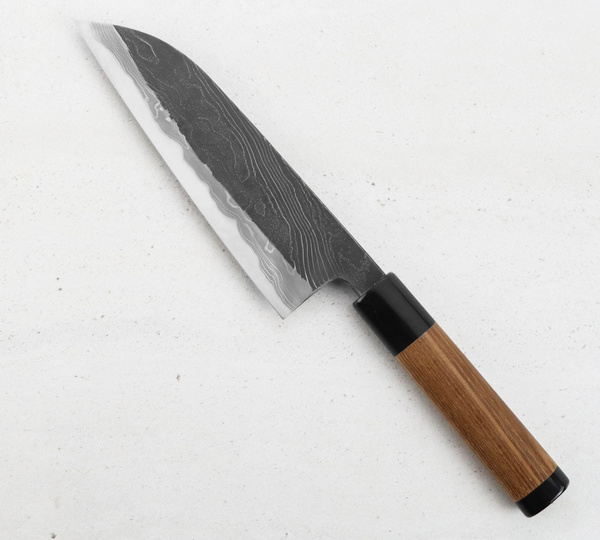Tsukasa Hinoura Black Unryu Nóż Santoku 16,5 cm