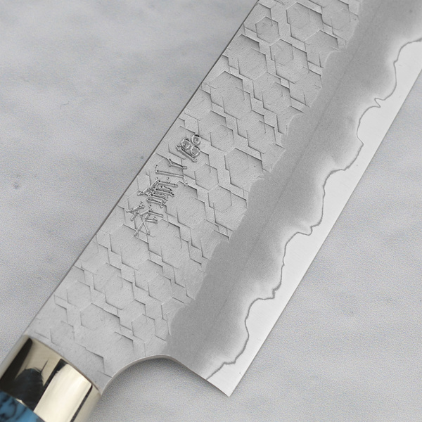 Nigara Hamono SG2 Limited Classic Turquoise Nóż Kiritsuke 15 cm