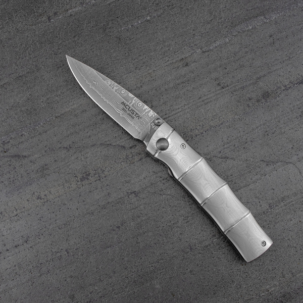 Nóż składany Mcusta Shinra Take Damascus VG-10 6,5 cm