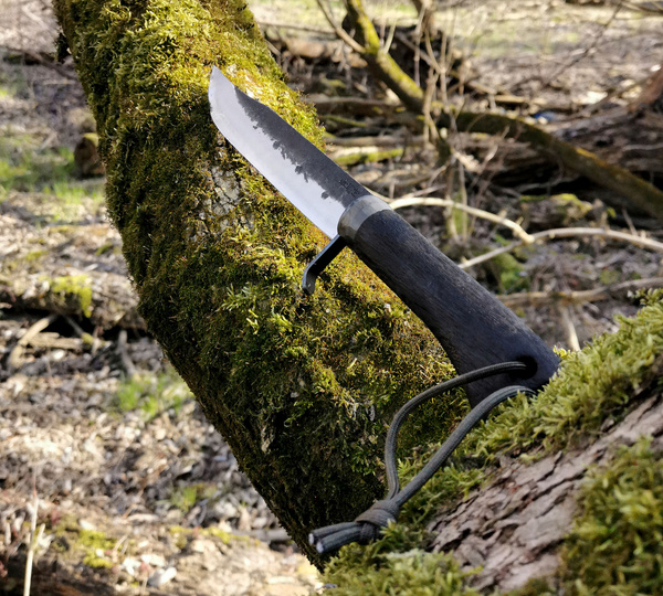 Ikeuchi En Kuro Nóż Outdoor 15 cm