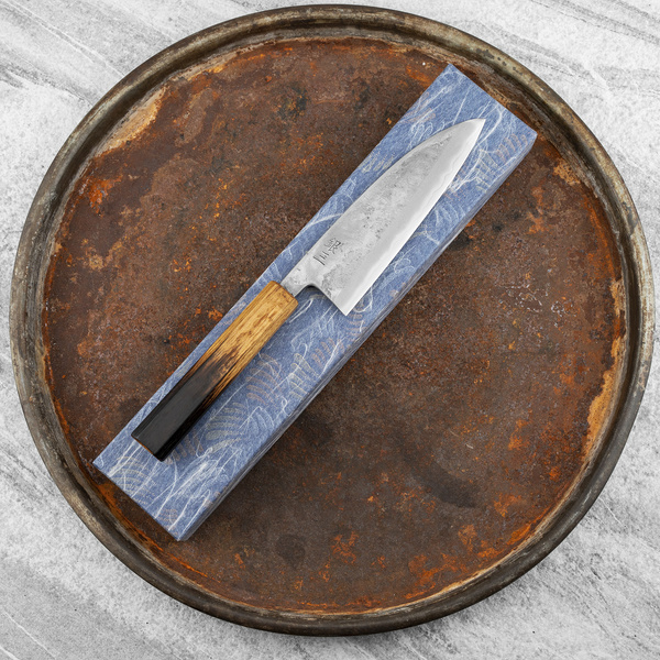 Motokyuuichi Gingami Nashiji Nóż Santoku 16,5 cm