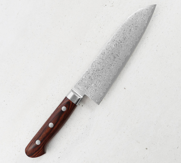 Tsunehisa ZA18 Damascus Nóż Santoku 17 cm