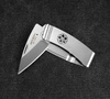 Nóż składany Mcusta Pocket Clip AUS-8 Kikyo 5 cm
