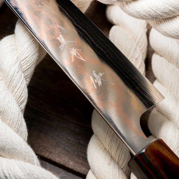 Yu Kurosaki Rainbow Color VG-10 Nóż Santoku 16,5 cm