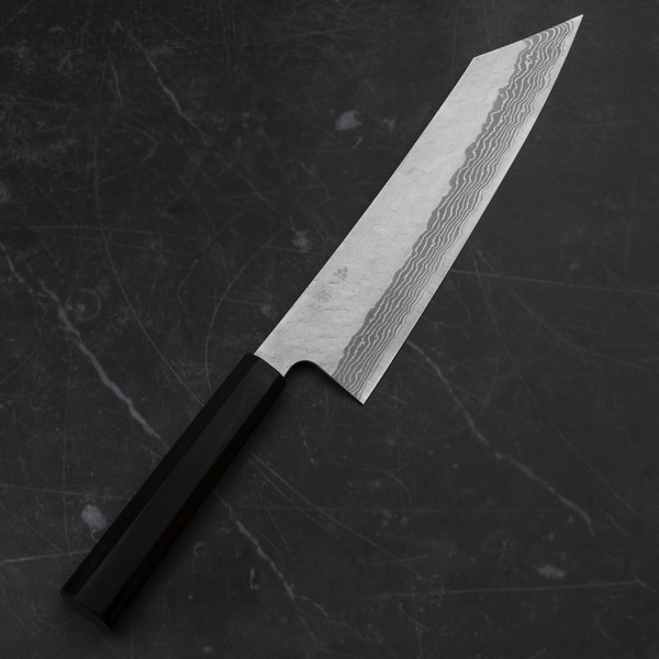 Nigara Hamono Mokutan VG-10 Damascus Nóż Kiritsuke Gyuto 24 cm