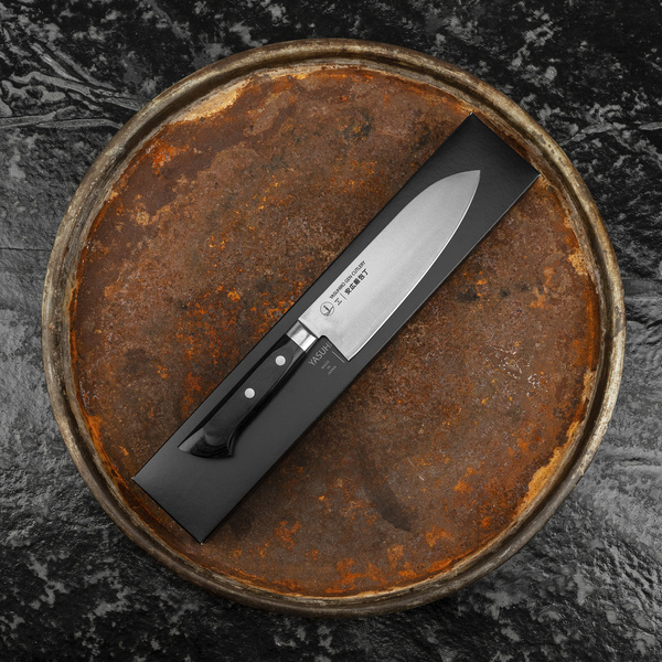 Yasuhiro Gen Aogami#2/SS Nóż Santoku 16,5 cm