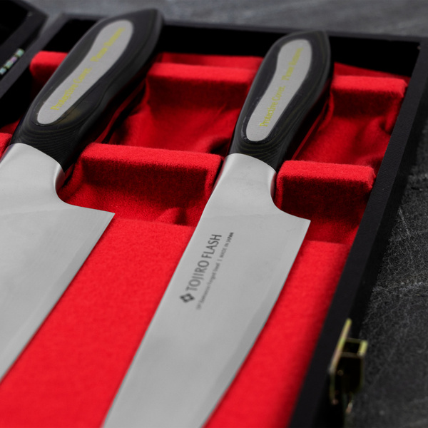 Tojiro Flash Zestaw Nóż szefa + uniwersalny