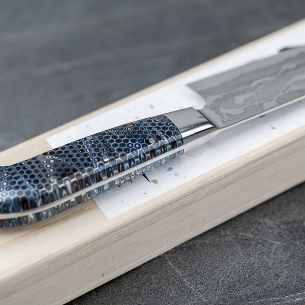 Sakai Takayuki VG-10 Nakamura Elite Master Nóż Kengata Gyuto 21 cm