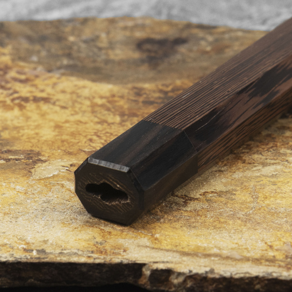 Japońska Rękojeść Oktagonalna Wenge/Heban 14 cm