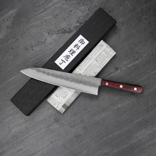 Tsunehisa Gingami Red/Black Nóż Szefa kuchni 21 cm