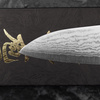 Shigeki Tanaka VG-10 Damascus Blue Nóż Szefa kuchni 18 cm