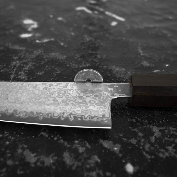 Hatsukokoro Hikari Kurozame SLD Damascus Nóż Szefa kuchni 19,5 cm