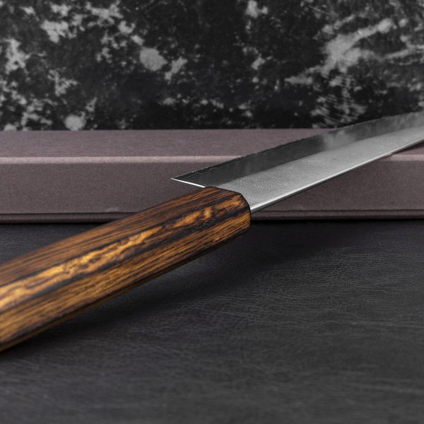 Yoshimi Kato Ginsan/SS Nashiji Nóż Bunka 17 cm