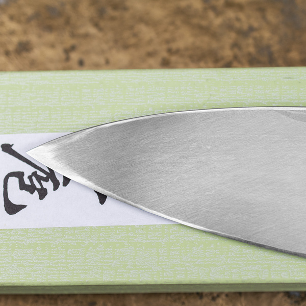 Hideo Kitaoka Shirogami#2 Satin Nóż Deba 18 cm