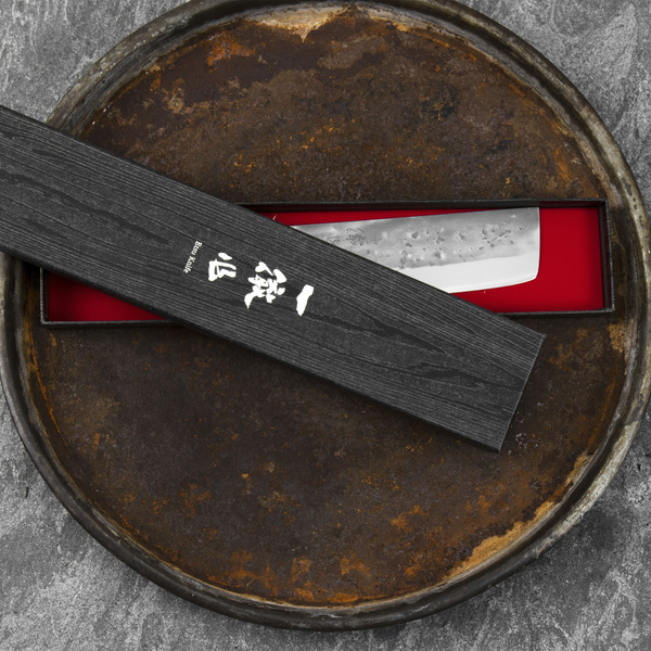 Tadafusa ISW Aogami#2/SS Nóż Nakiri 16,5 cm