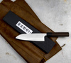 Tsunehisa Aogami Super/SS Drewno Różane Nóż Santoku 16 cm