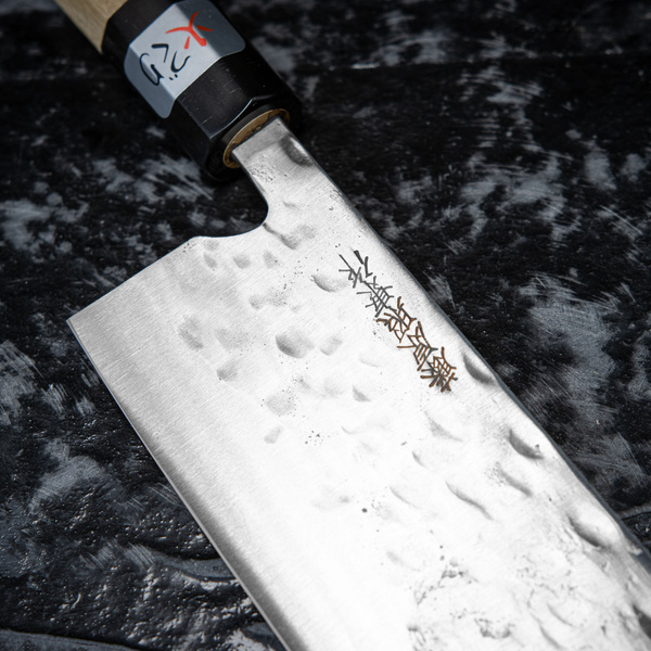 Fujiwara Shirogami#1/SS Magnolia Nóż Nakiri 16,5 cm