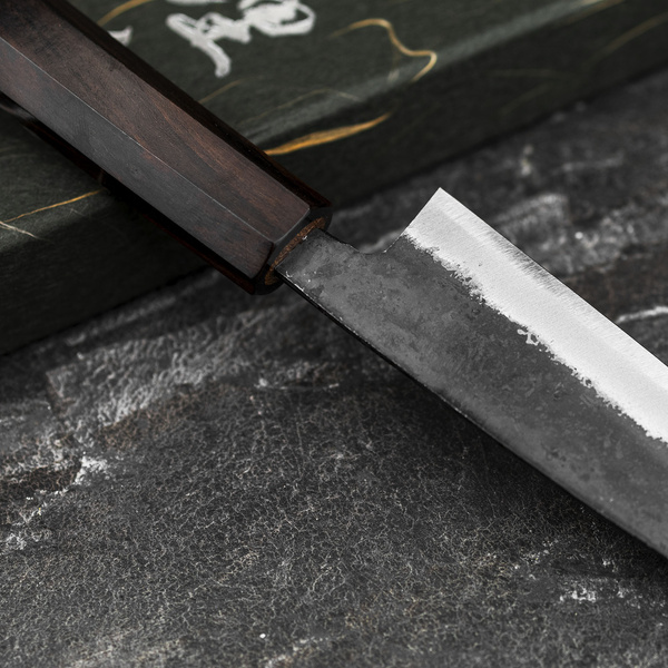Hatsukokoro Sumi Aogami#2/Iron Kurouchi Nóż uniwersalny 12 cm