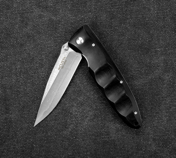 Nóż składany Mcusta Classic Wave Black Pakka Damascus VG-10 8,5 cm