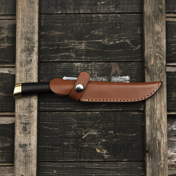 Hattori Hunter Cowry-X Damascus Heban Outdoor 10 cm